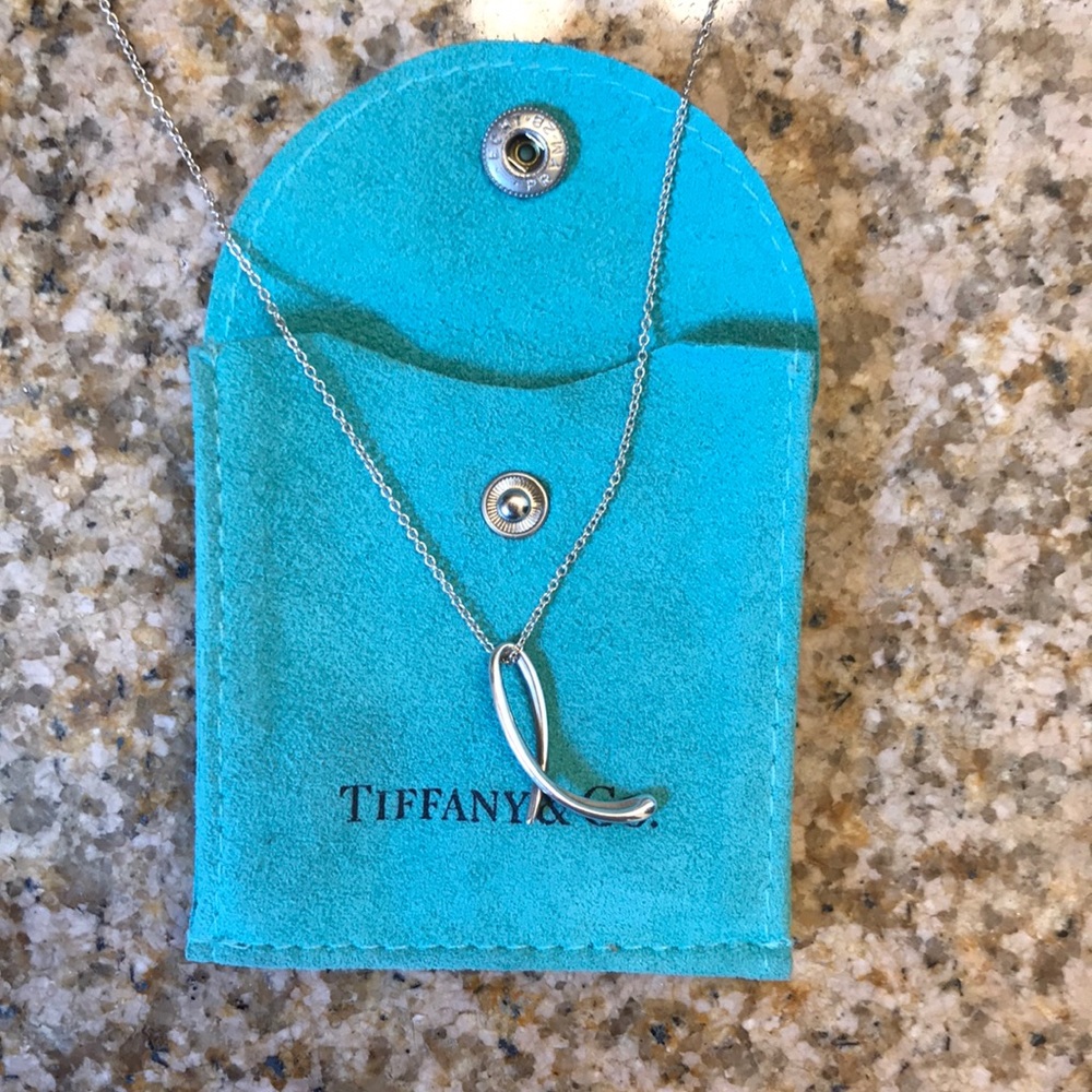 Tiffany & Co. Elsa Peretti Letter “L” Necklace